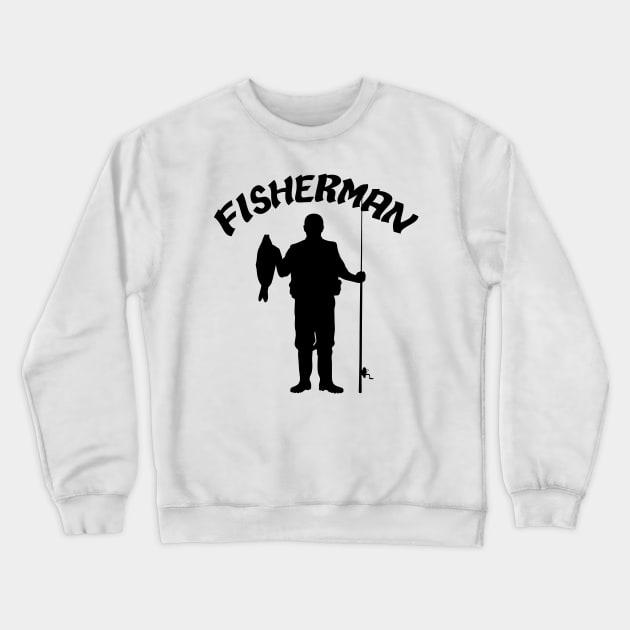 Fisherman Funny Fishing Crewneck Sweatshirt by fiar32